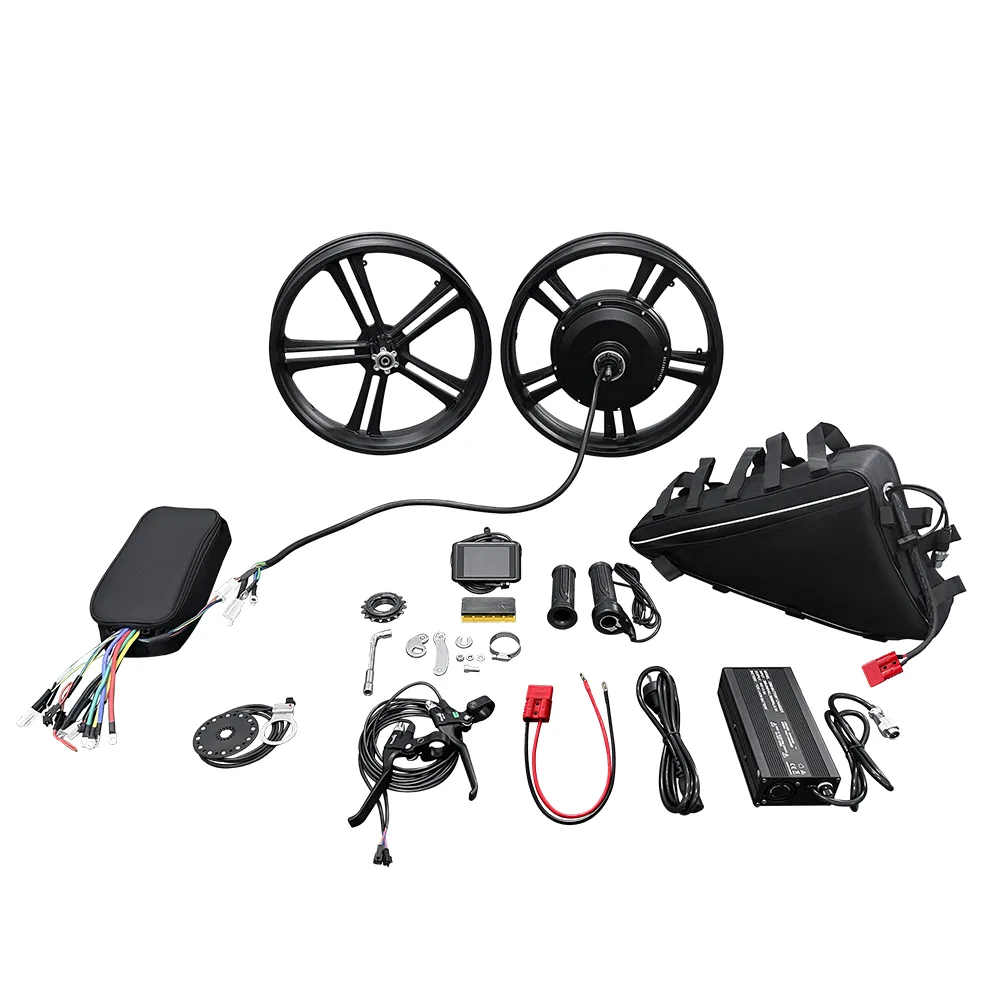 20x4" 72V 5000W Integrated Wheel Ebike Kit