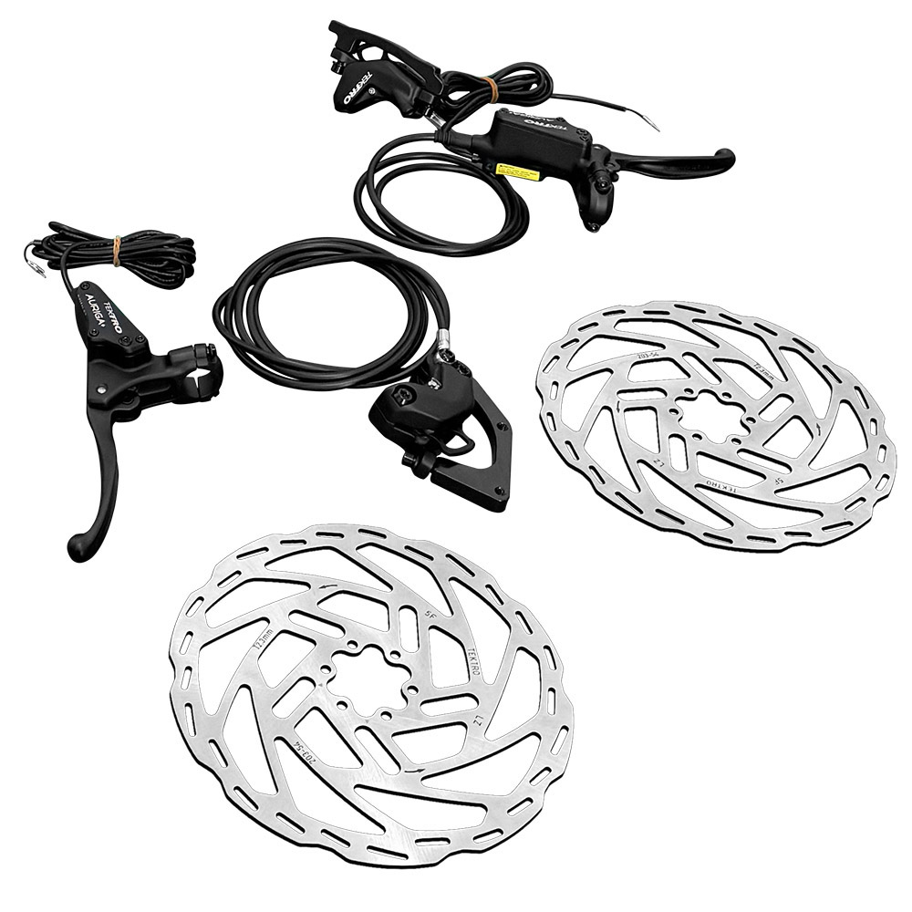Brake detail image for the motorcycle kit