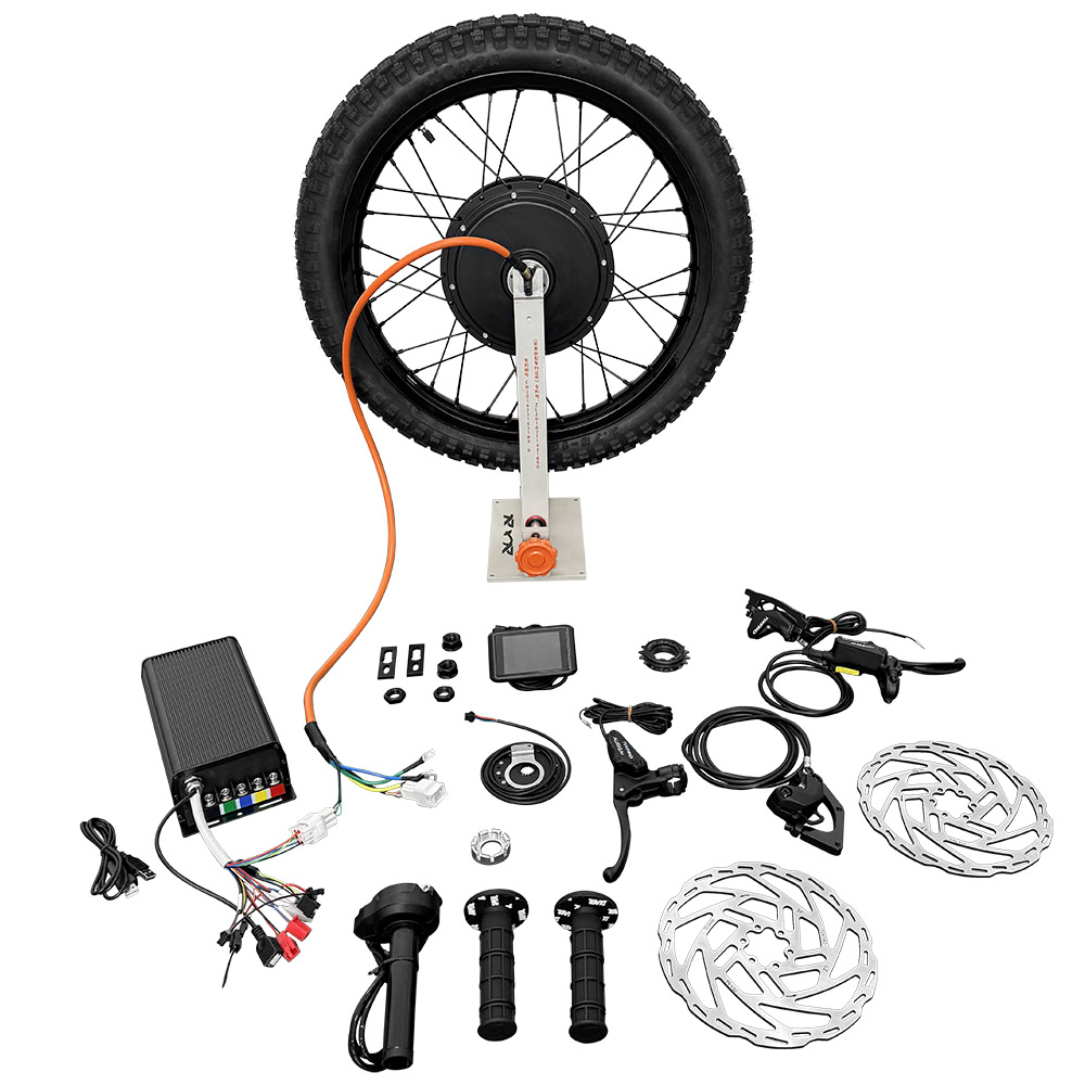 19" 72V QS 5000W Motorcycle Bike Kit