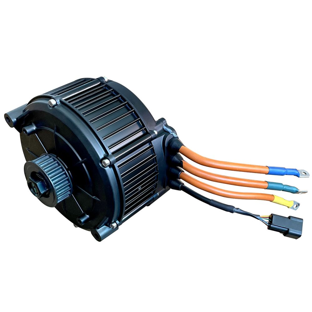 QS165 35H 48-72V 5000W Encoder Mid Drive Motor