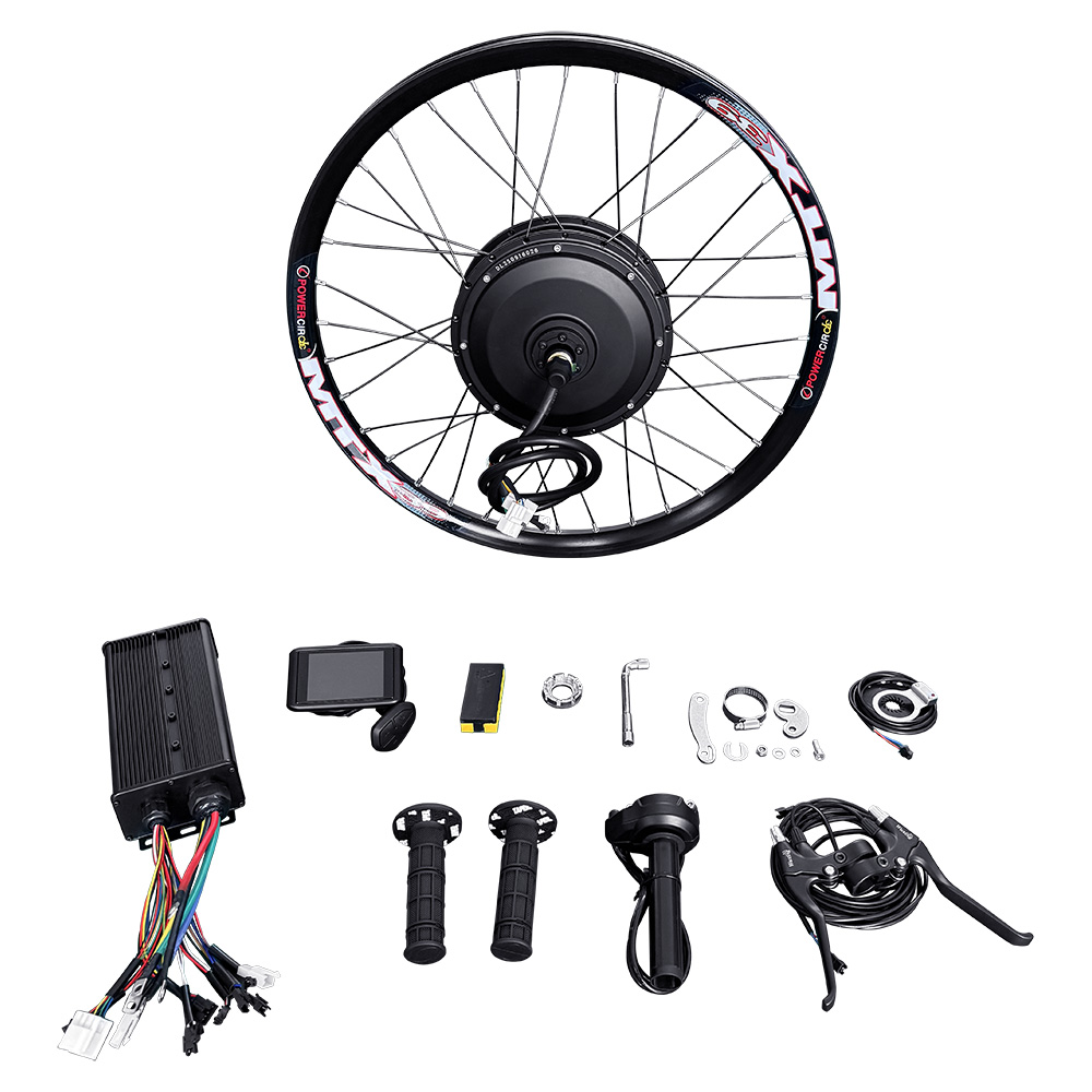 20"/24"/26"/27.5"/29" 72V 100A 5000W E-bike Conversion Kit